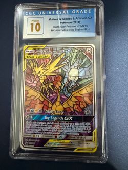 Zapdos & Articuno & Moltres SM210 CGC Pristine 10