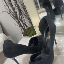 Black High Heels Size 8 1/2 