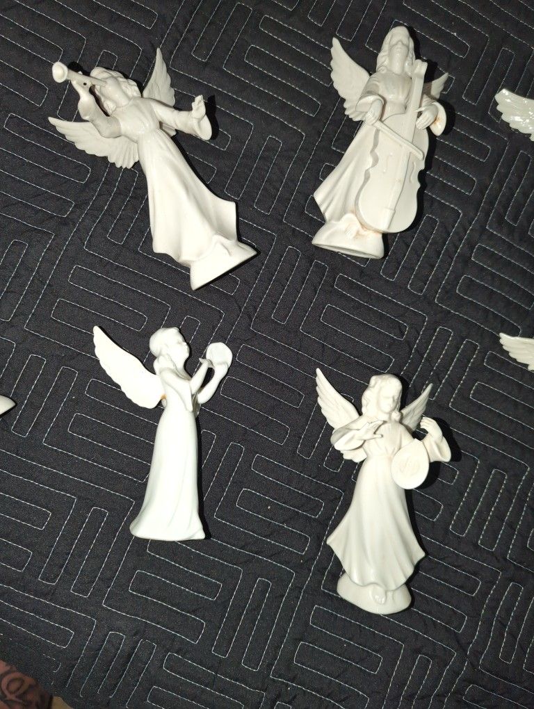 Vintage Heavenly Angelic Choir Porcelain Figurines (Set of 7)