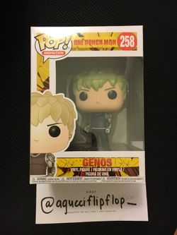 Genos Funko Pop One Man Punch 258 Collectors Set Vaulted for
