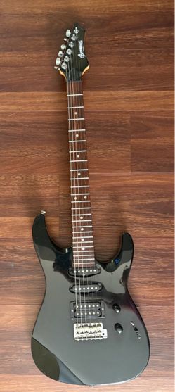 Brownsville Stratocaster Black Electric Guitar