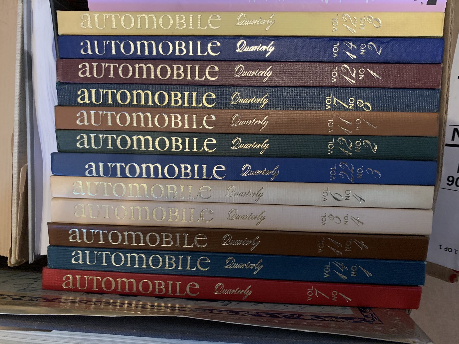 12 Automobile Quarterly Books