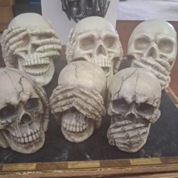 See no evil skull sets