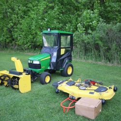 2010 John Deere X740 - Yanmar Diesel - 752 Hours

- Enclosed Cab - 47" Snowblower - 54" Mowing Deck