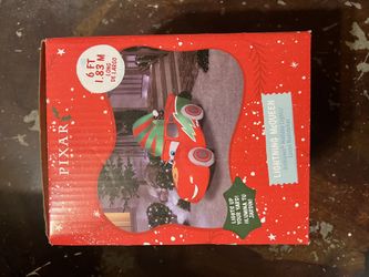 6ft Air blown Lightning McQueen Yard Decoration. 