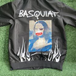 Members Only ‘Jean Michel Basquiat’ Black Jacket