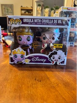Funko Pop! Disney Villains Ursula & Cruella De Vil 2-Pack | Hot Topic Exclusive | Vaulted