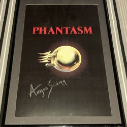 Angus Scrimm Signed Phantasm Poster