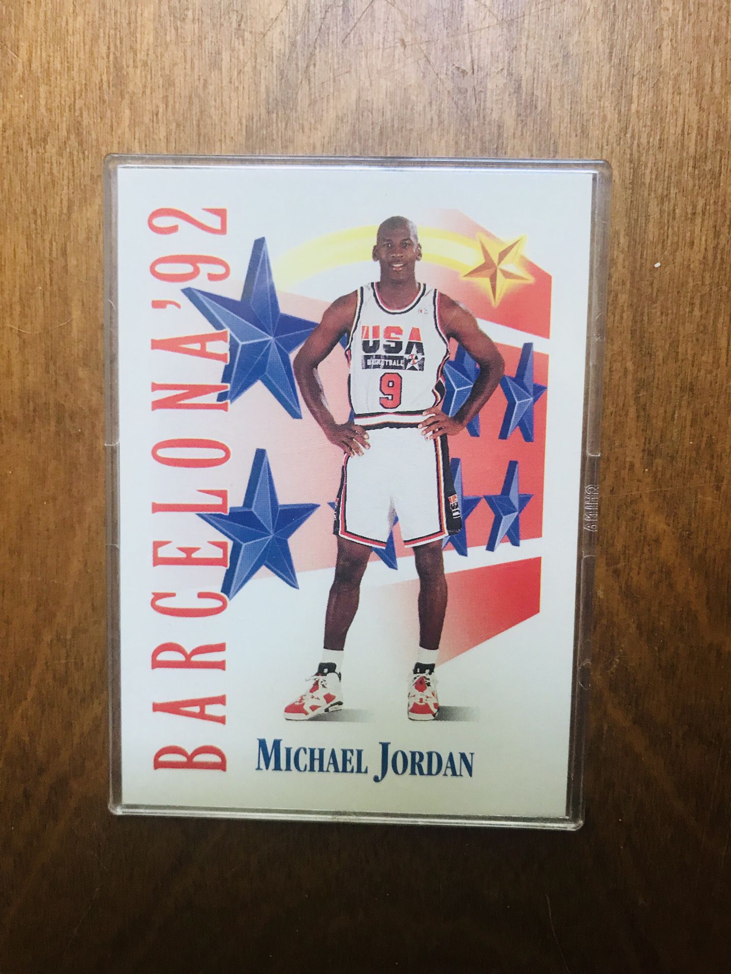 Michael Jordan Barcelona USA team card