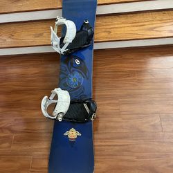 162cm Burton Snowboard With K2 Bindings