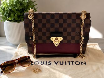 Louis Vuitton Vavin PM Damier Ebene Bordeaux Shoulder Bag