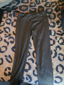 Gray leggings