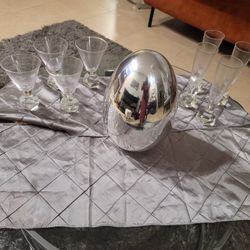 4 Cocktail 4 Champagne & EGG Flatware Set $65 OBO