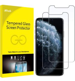 JETech Screen Protector for iPhone 11 Pro, iPhone Xs and iPhone X 5.8-Inch, Tempered Glass Film, 2-Pack