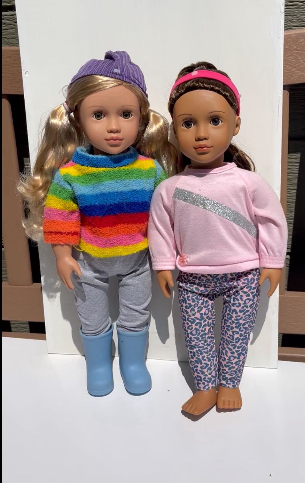 2 Dolls 18”