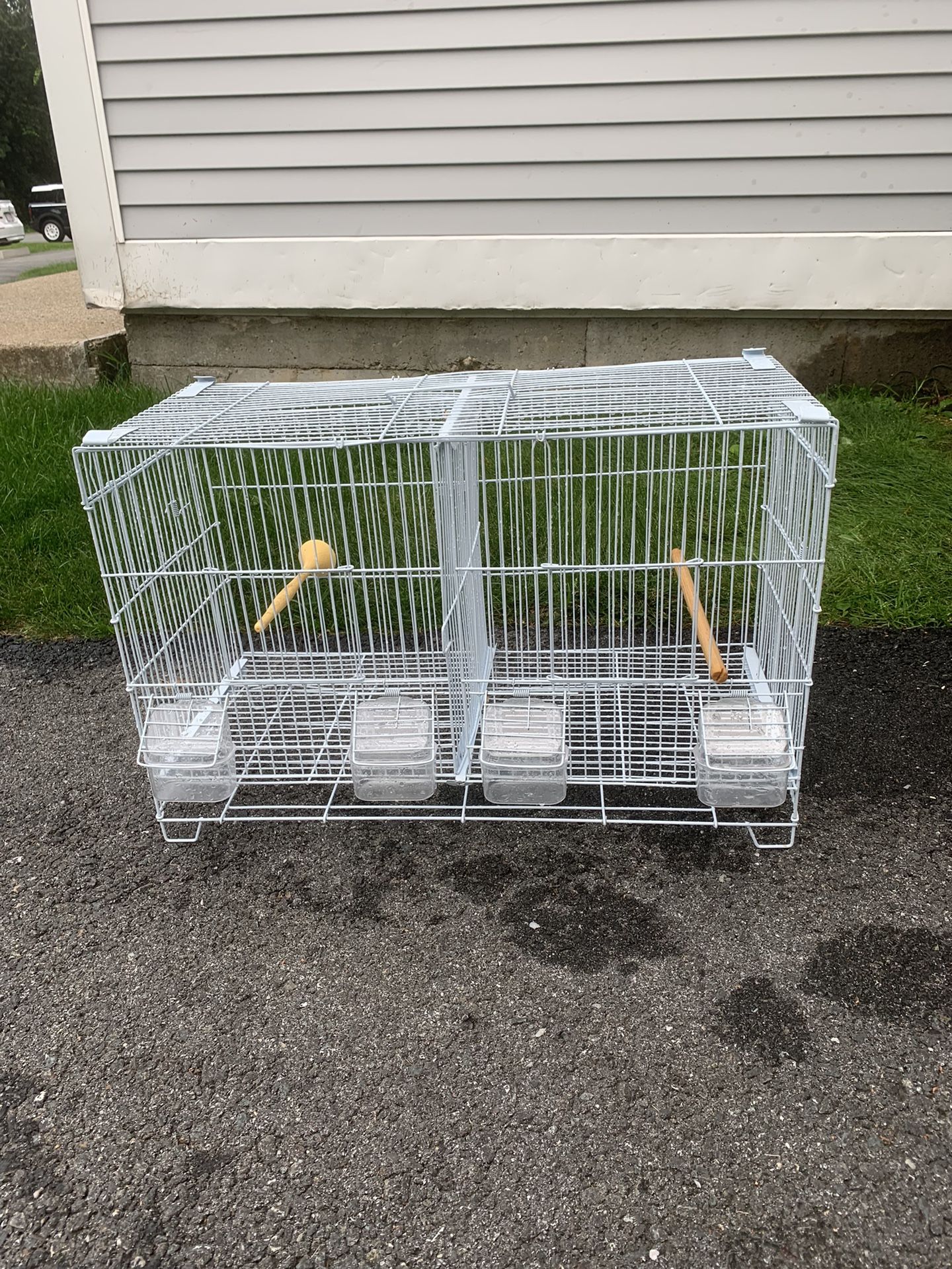 Breeding Birds Cage With Divider 23/15/11 Inches 