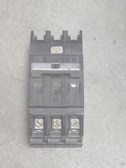 Q243020 Zinsco GTE Sylvania Type Q24 Circuit Breaker 3 Pole 20 Amp 240V