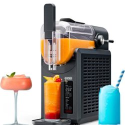 Iceman by Chefman Slush-Ease 68oz Slushie Machine, 48oz Liquid Capacity Frozen Drink Maker & Slushy Machine with 5 Presets and LED Display, Perfect fo