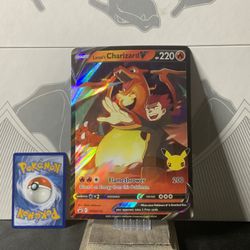 2021 Sword & Shield- Celebrations Lance's Charizard V Jumbo Card #SWSH133