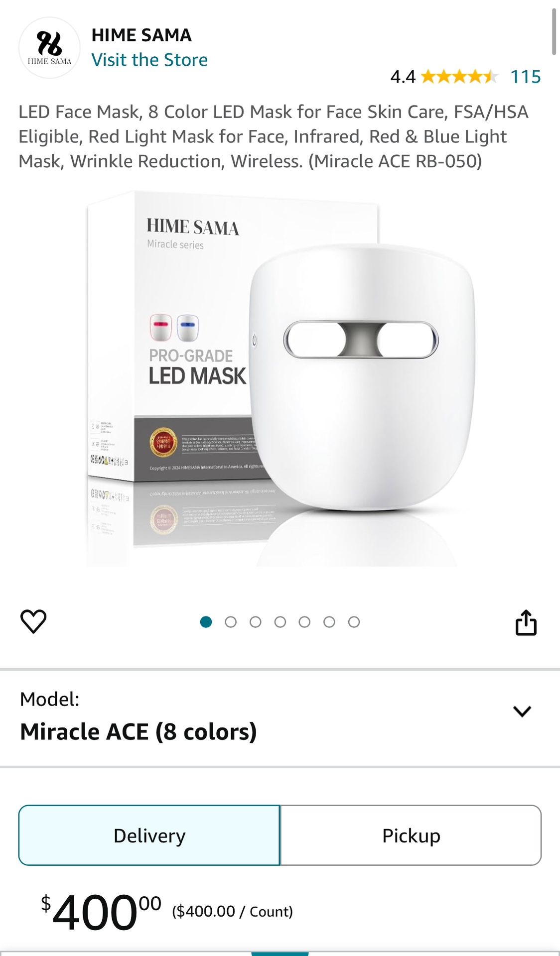 LED Light Therapy Face Mask Brand New