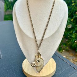 9 different necklaces, mostly vintage