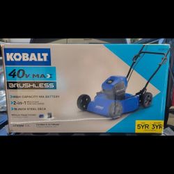 NEW Kobalt Lawnmower.