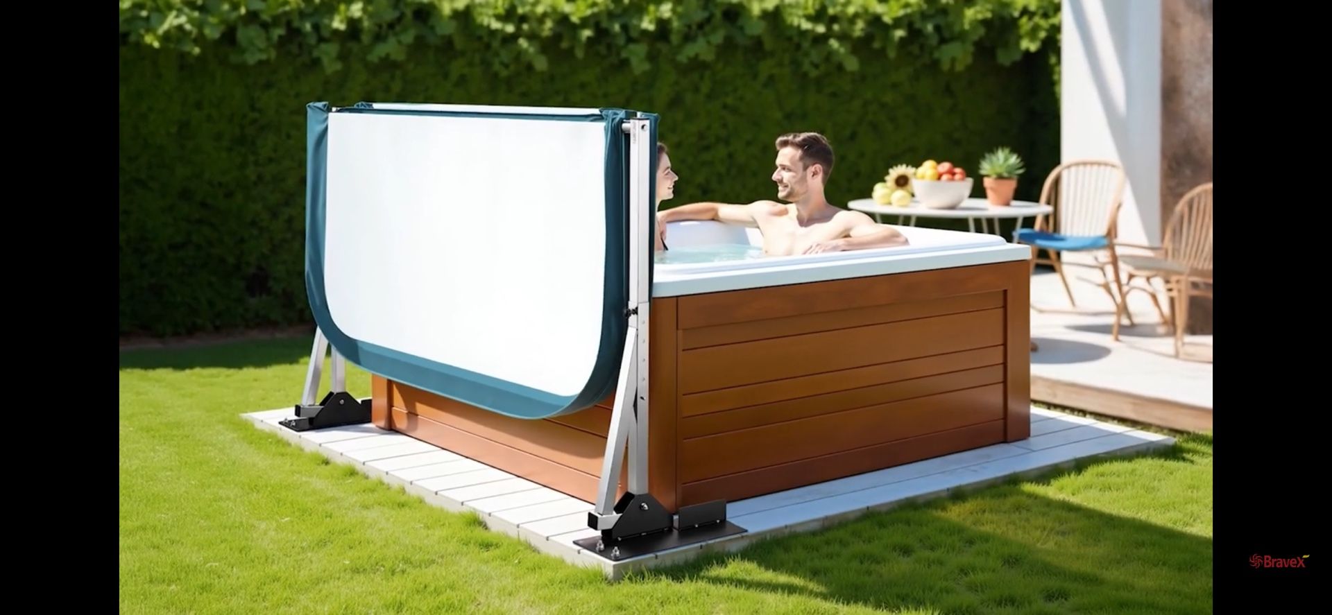 Goehner’s Hot Tub cover lifter