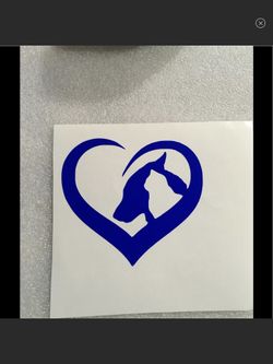 Pet love vinyl decal