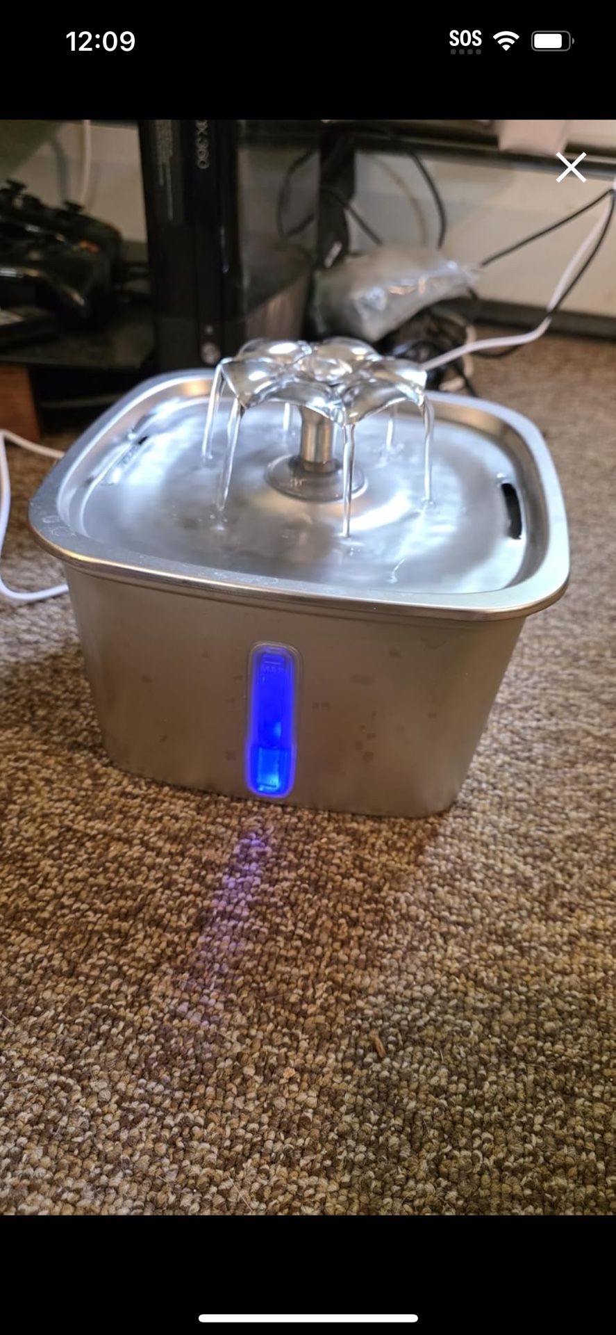 Veken Water Fountain For Cats And Dogs 