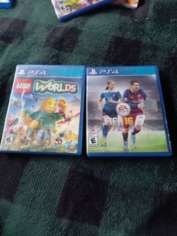 PS4 Games Bundle – LEGO Worlds LITTLE BIG PLANT LEGO CITY UNDERCOVET & FIFA 16