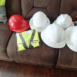 HARD HATS AND SAFETY VEST
