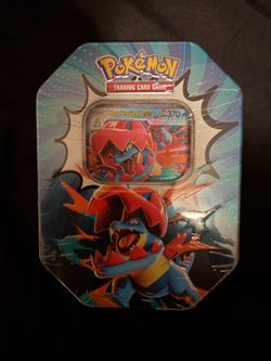 Pokemon Mega Feraligatr EX Trading Card Tin | 7 available