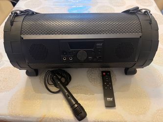 Pyle 300W 110/240V Portable Wireless Bluetooth BoomBox Speakers Stereo w/Remote