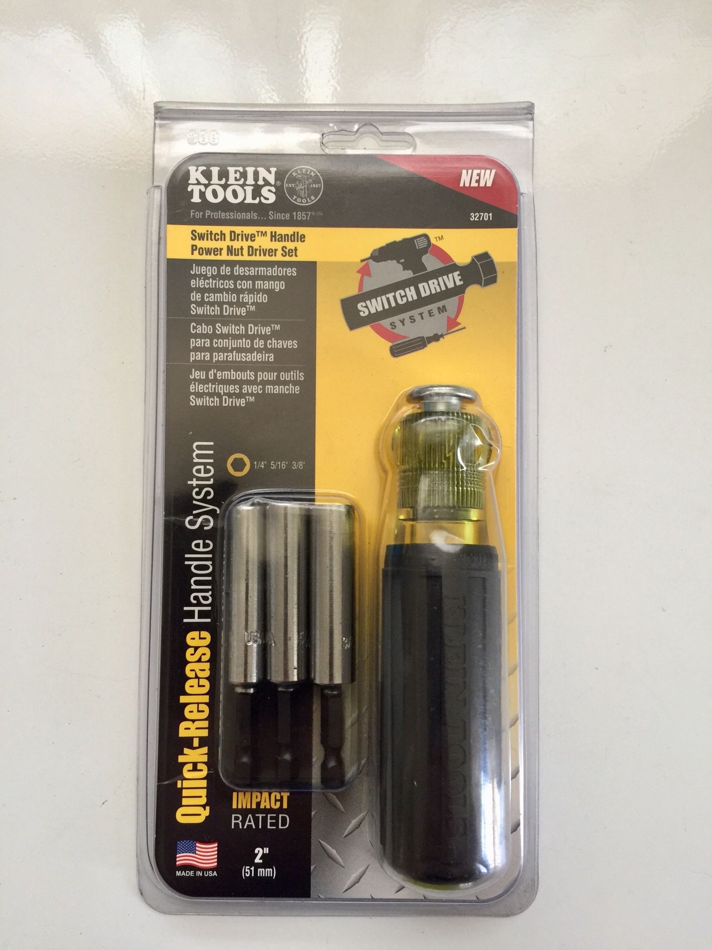Klein Switch Drive Handle Power Nut Driver Set