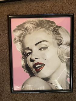 Marilyn Monroe photo and frame