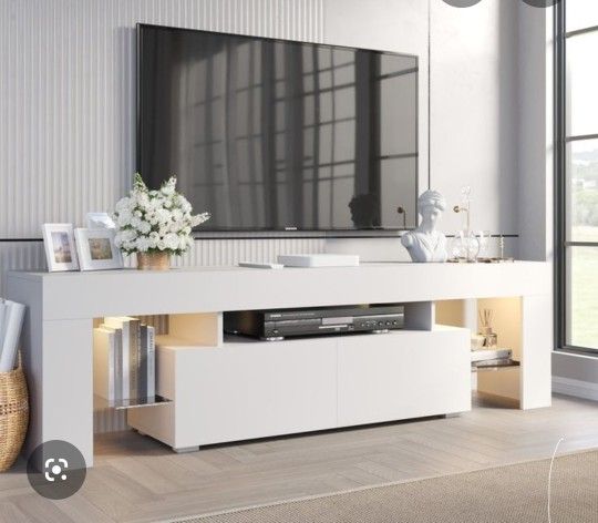 TV stand w/ LED lights