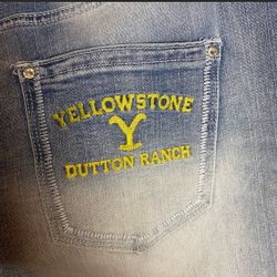 Yellowstone Dutton Ranch Large Women JEANS 