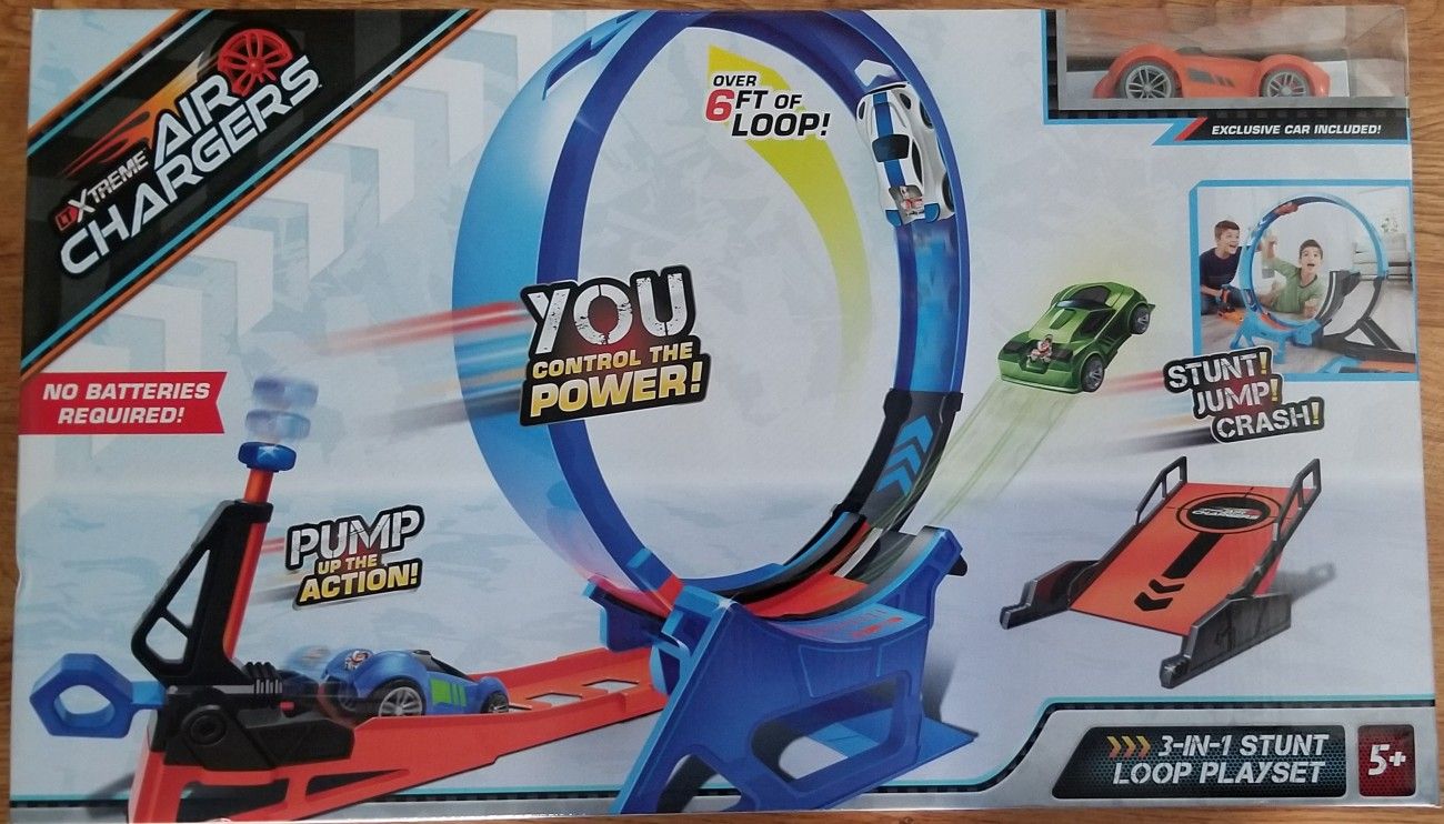 Xtreme air vehicle race car track 3 in 1 Stunt toy
