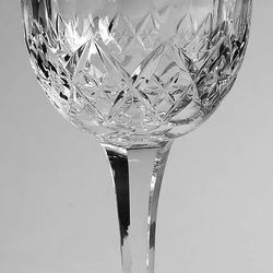Atlantis Lead Crystal Claret Wine Glasses