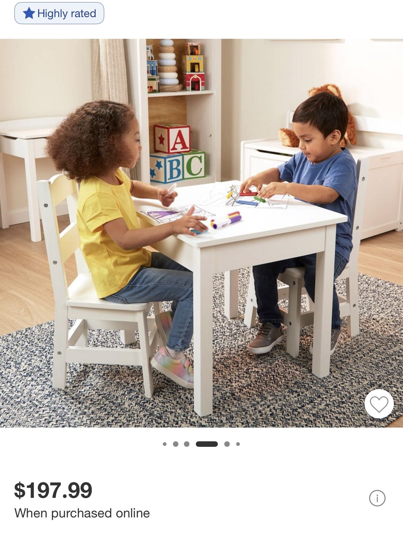 Melissa And Doug Espresso Wooden Table