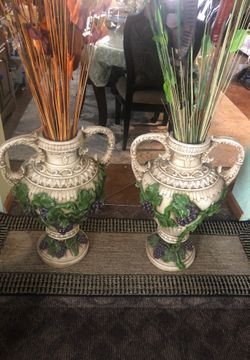 2 big ceramic flower pot