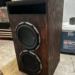 JL Audio W6v2 with wooden ported box