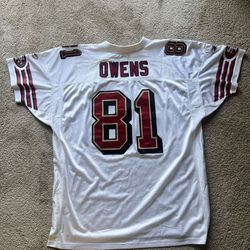 Vintage Terrell Owens 49ers Reebok Jersey 