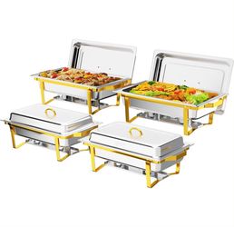 Stainless Steel Chafing Dish Set of 4