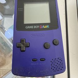 Grape Purple Game Boy Color W/ Carry Case