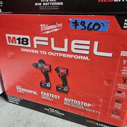 MILWUAKEE M18 FUEL BRUHLESS 4 GEN COMBO SET NEW 