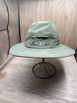 Outdoor Research Sombriolet Sun Hat Large Fishing Boating UPF Vents Khaki