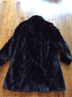 Mink fur coat