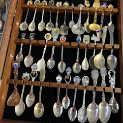 Estate Sale … Spoon Collection … 124 G Sterling/ 950