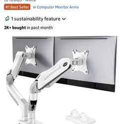 Dual Monitor Stand - For 13 to 32 Inch Computer Screens 